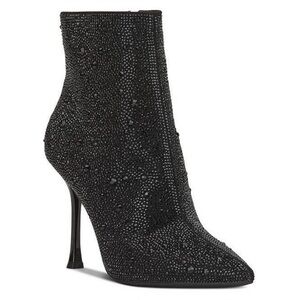 I.N.C Rhinestone Stiletto Booties 7.5